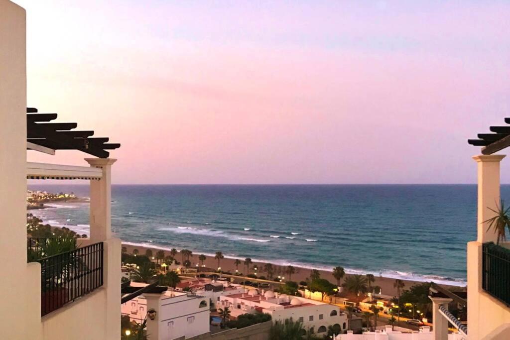 Ferienwohnung Penthouse With Large Terrace And Roof Solarium, With Amazing Sea Views Mojácar Exterior foto