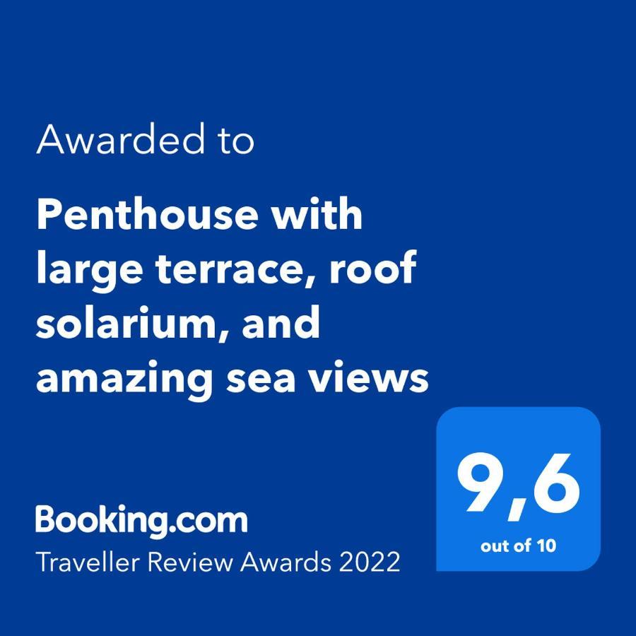 Ferienwohnung Penthouse With Large Terrace And Roof Solarium, With Amazing Sea Views Mojácar Exterior foto