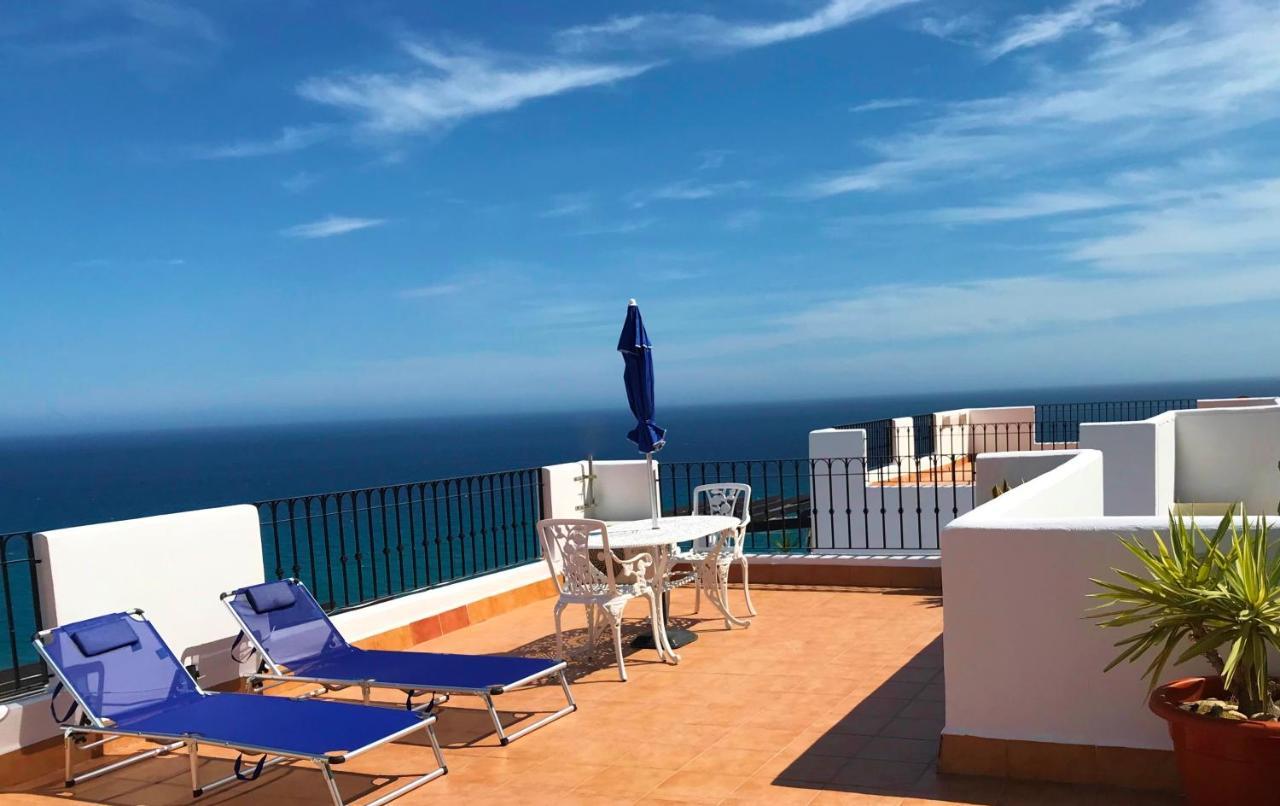 Ferienwohnung Penthouse With Large Terrace And Roof Solarium, With Amazing Sea Views Mojácar Exterior foto
